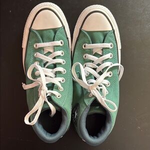 Green Converse High-Top Sneakers